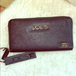 Joe’s vegan leather clutch wallet